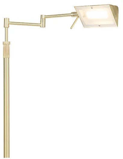 Vloerlamp messing incl. LED met touch dimmer - Notia