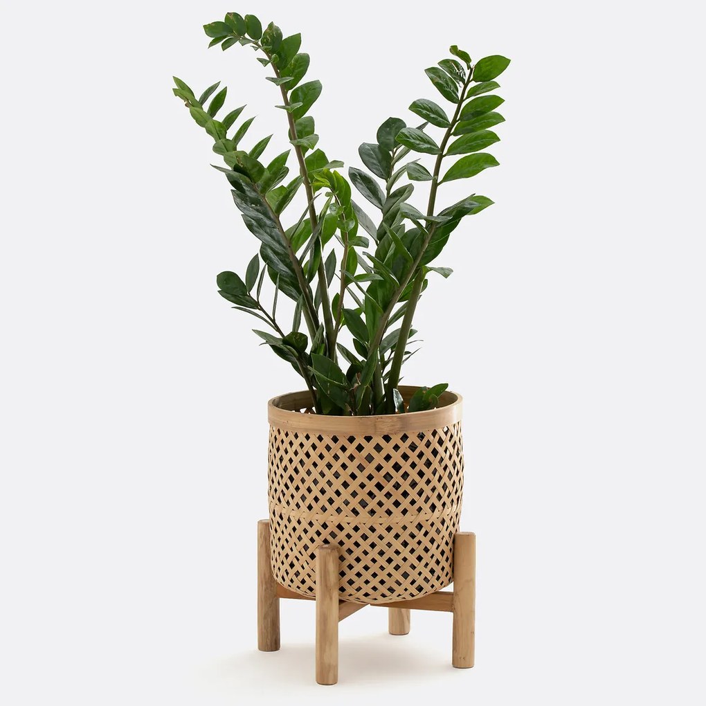 Bloempot op poot in bamboeØ26 cm Bambu