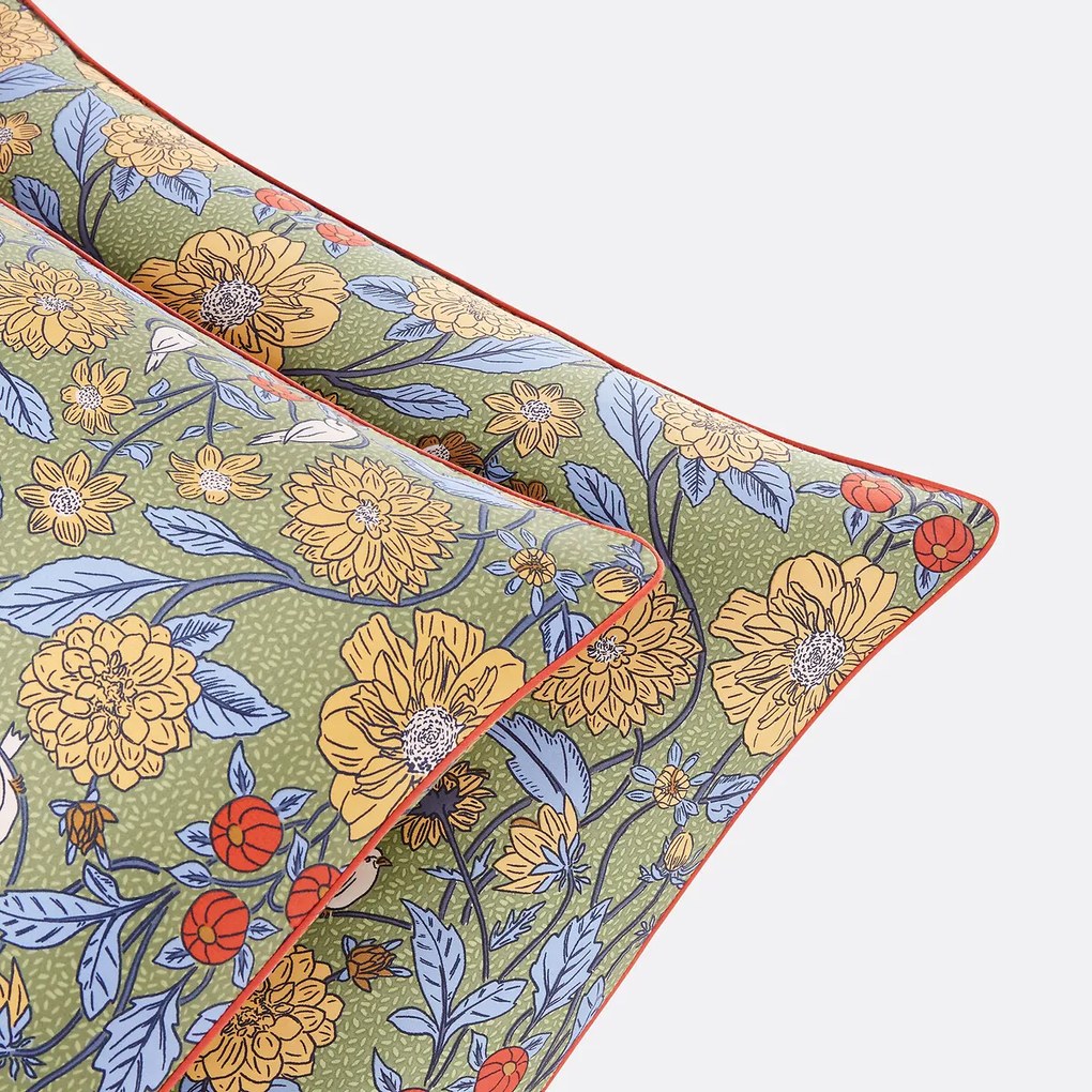 Kussensloop in katoensatijn, Johanna