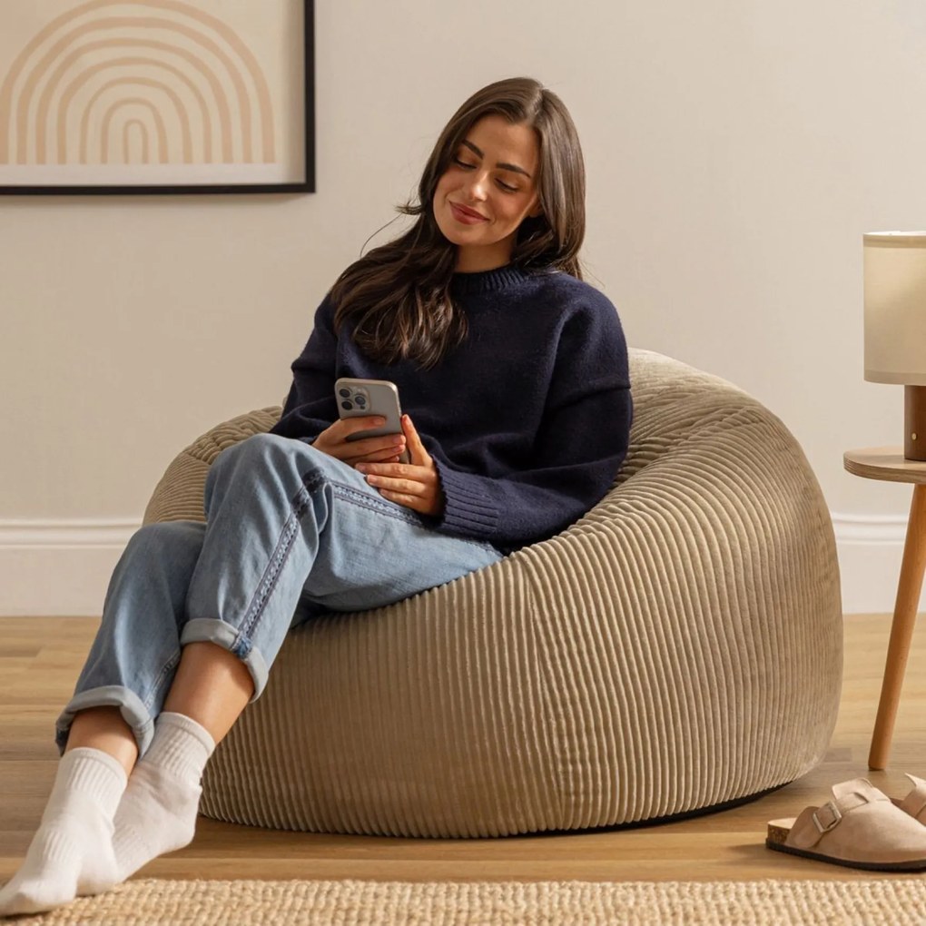 Cloudy Zitzak Corduroy - Beige