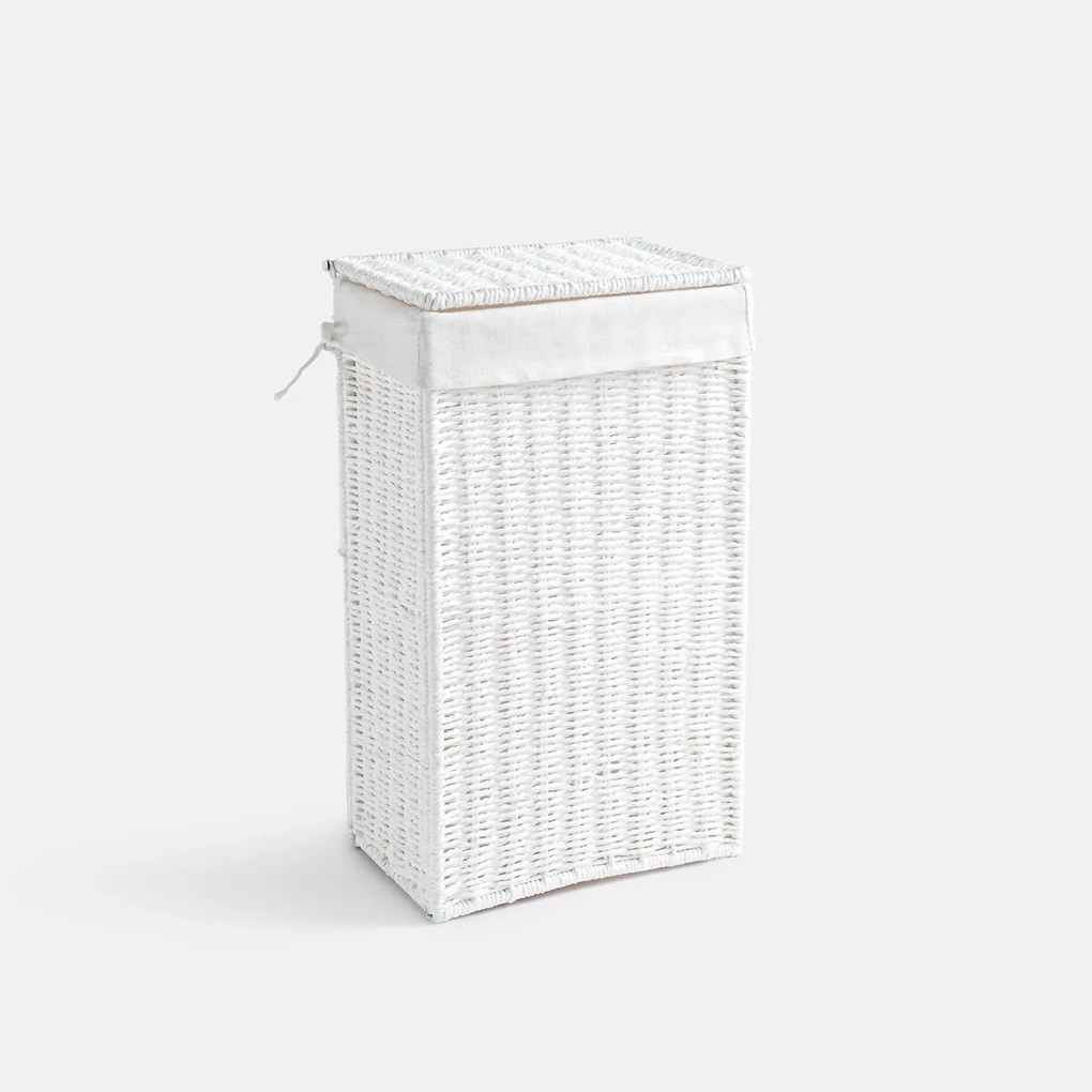 Linnenmand in gevlochten papier, Papeli