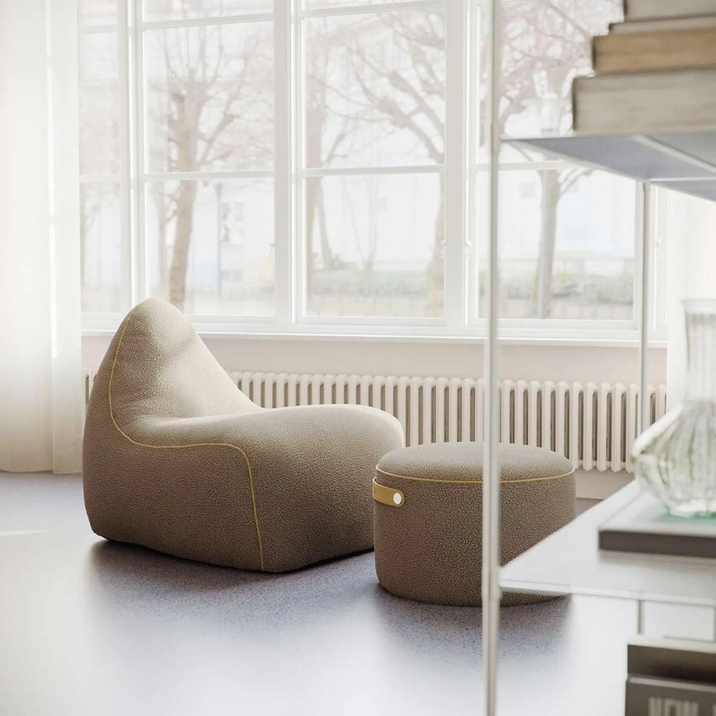 Sackit Stoel & Pouf Indoor - Teddy Brown
