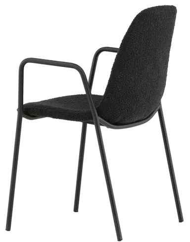 Jörn Eetkamerstoel - Robert  - Zwart - Boucle - Jörn