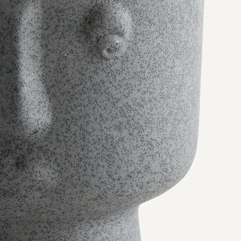 Geglazuurde keramische bloempot, H15cm, Lesego