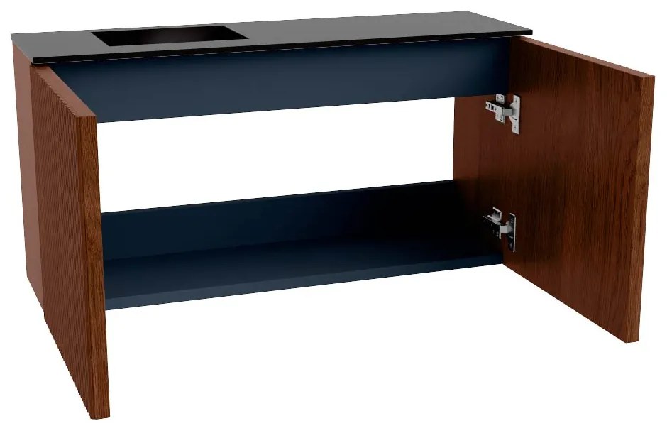 Mondiaz Joya 80cm toiletmeubel ruby met wastafel faye links zonder kraangat urban