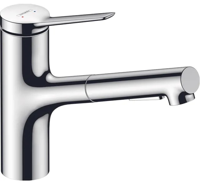 Hansgrohe Zesis 1-gr keukenmengkraan 150 uittrekbare v.douche chr. 74803000