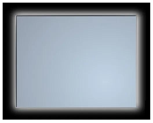 Sanicare Spiegel Ambiance 100 cm met "Cool White" leds (dimbaar met handsensor schakelaar) omlijsting chroom LCA.70100C