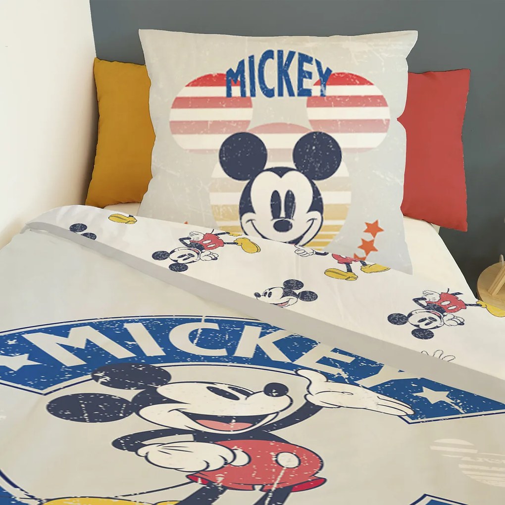 Bedset in katoen, Mickey Vintage