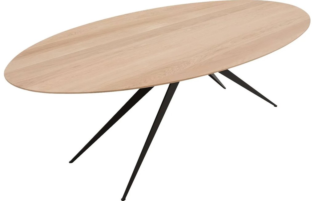 Goossens Excellent Eettafel Uniek, Ovaal 240 x 120 cm