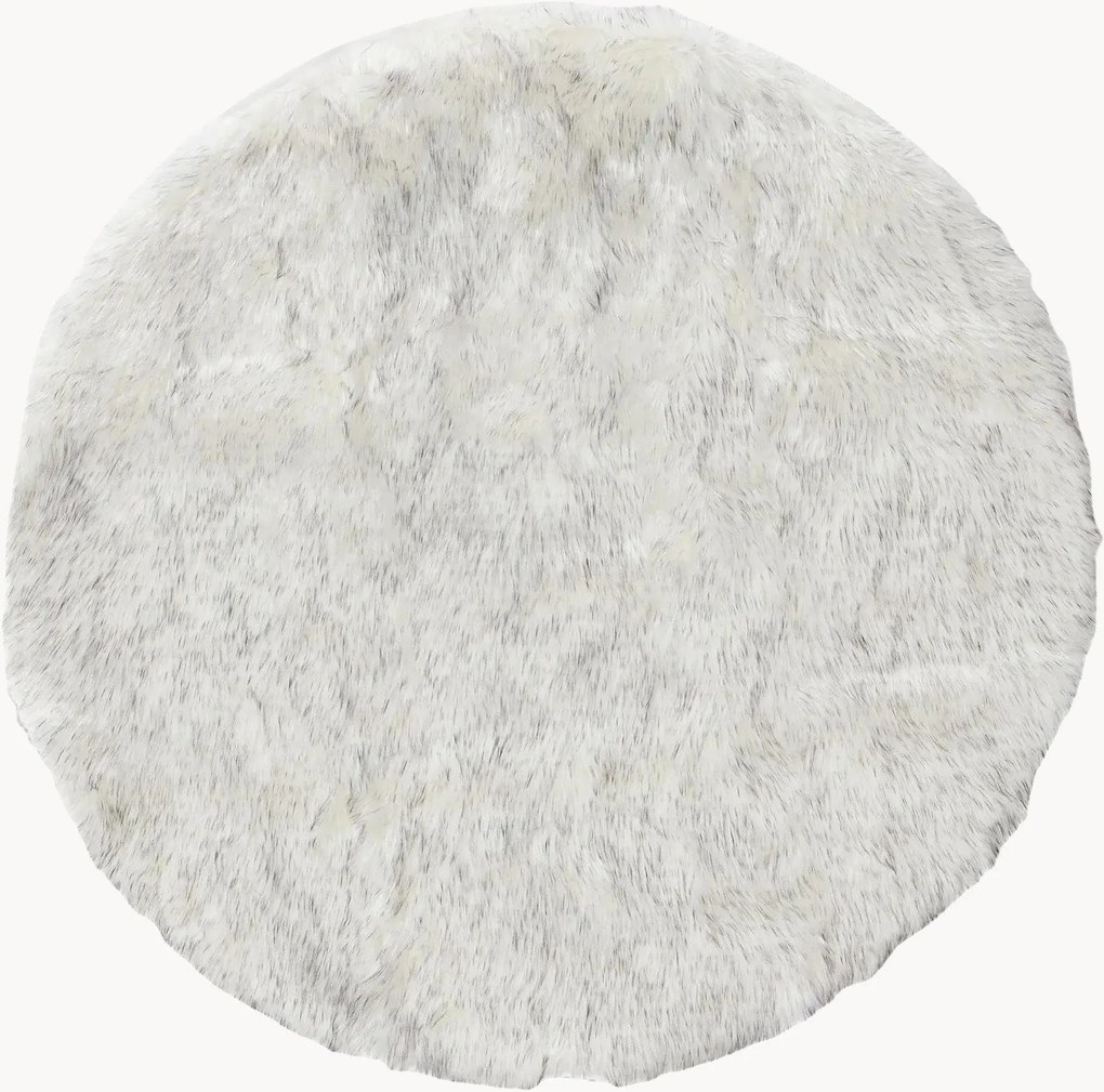 Rond vloerkleed Nanuk, wasbaar