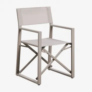 Set Van 2 Opvouwbare Regisseursstoelen Voor In De Tuin Van Staal Antoliana Moka Bruin - Sklum