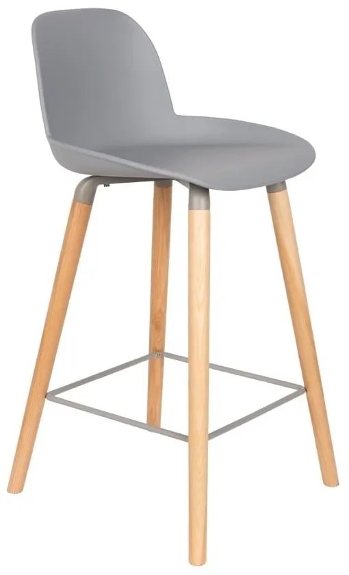 Zuiver Albert Kuip Barkruk - 65 Cm - Lichtgrijs