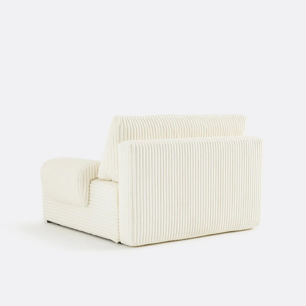 2-zits slaapbank, ribfluweel XL Maona