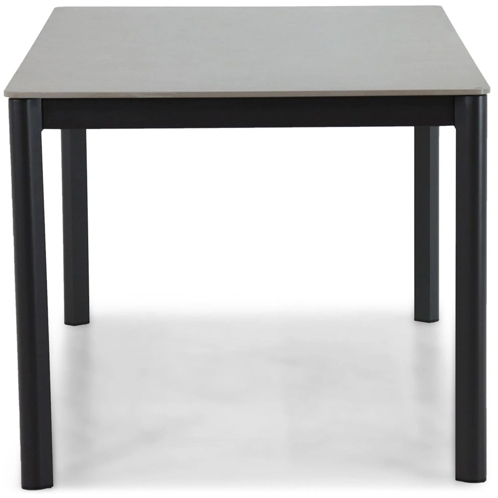 Tuinset 4 personen 180 cm Aluminium/wicker Zwart Coco Azzano/Como