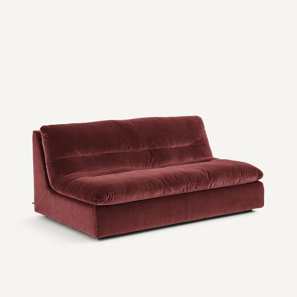 3-zits modulaire zetel in fluweel, GIULIANO