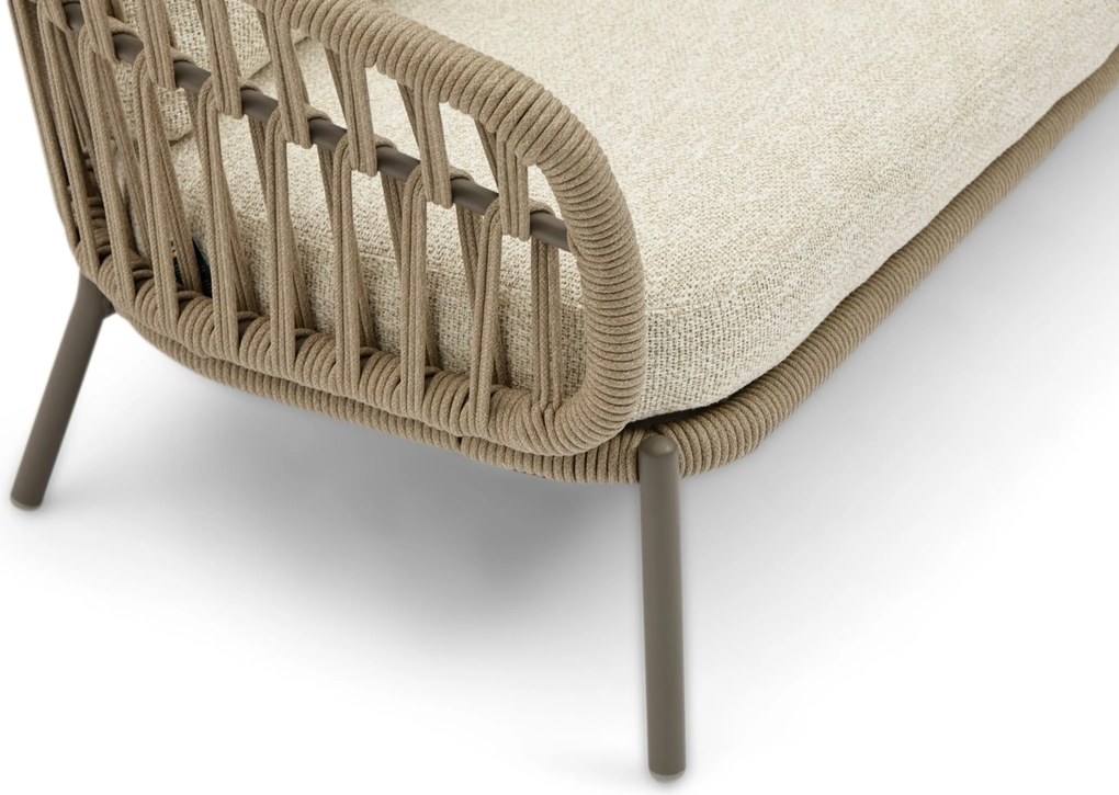 Stoel en Bank Loungeset 5 personen Rope Zand/Beige  Coco Viento/Fungo