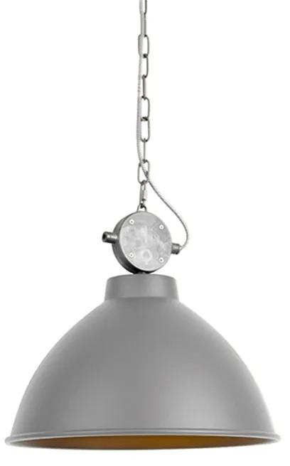Landelijke hanglamp grijs - Anterio 38 Landelijk E27 rond Binnenverlichting Lamp