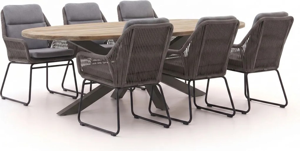 Diningset Intenso  | 6 personen | Tuinset teakhout | 7-delig | Kees Smit Tuinmeubelen
