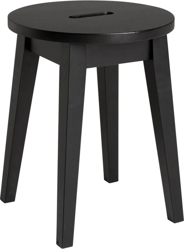 Nordiq Confetti stool - Houten krukje - H44 cm- Hout - Kruk - Vier poten - 44 cm hoog - Modern - Scandinavisch