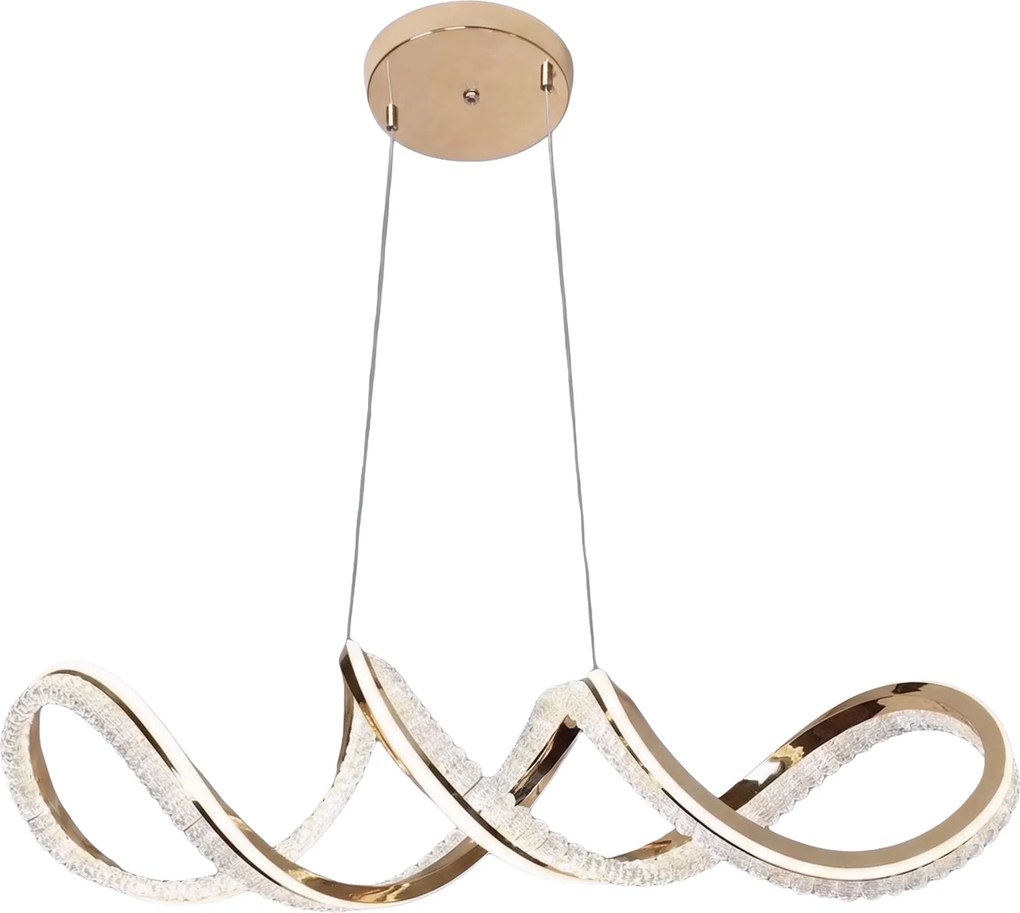 HANGENDE PLAFONDLAMP G154-CP GOLD