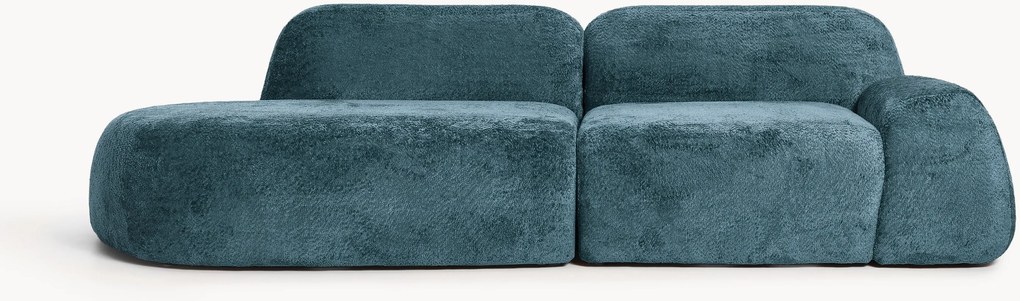 Modulaire teddy bouclé chaise Wolke (3-zits)