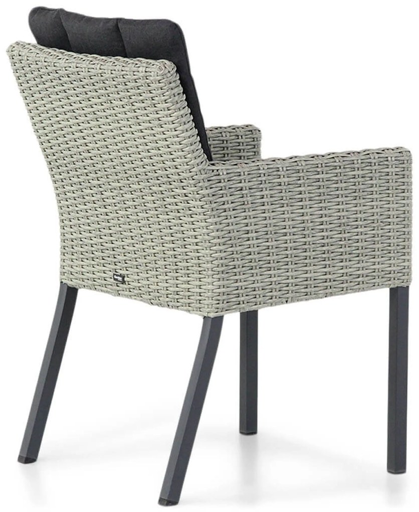Tuinset 8 personen 330 cm Wicker Grijs Garden Collections Oxbow/Superior