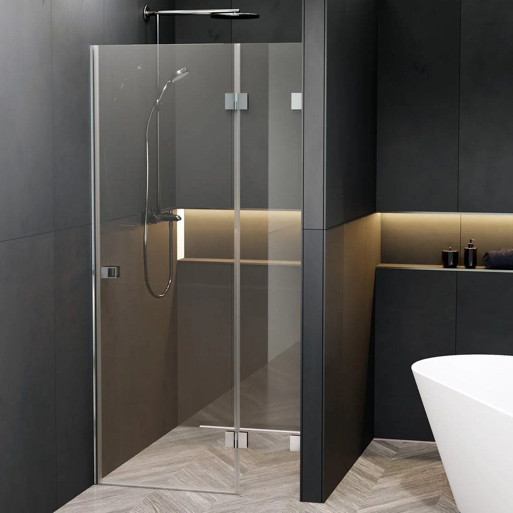 Riho Scandic X104 douchedeur rechtsdraaiend 80x200cm chroom