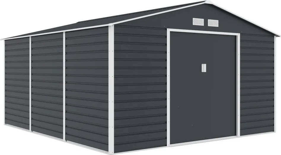 Metalen tuinhuisje Lahti 3.4 x 3.9 m Store Boss antraciet