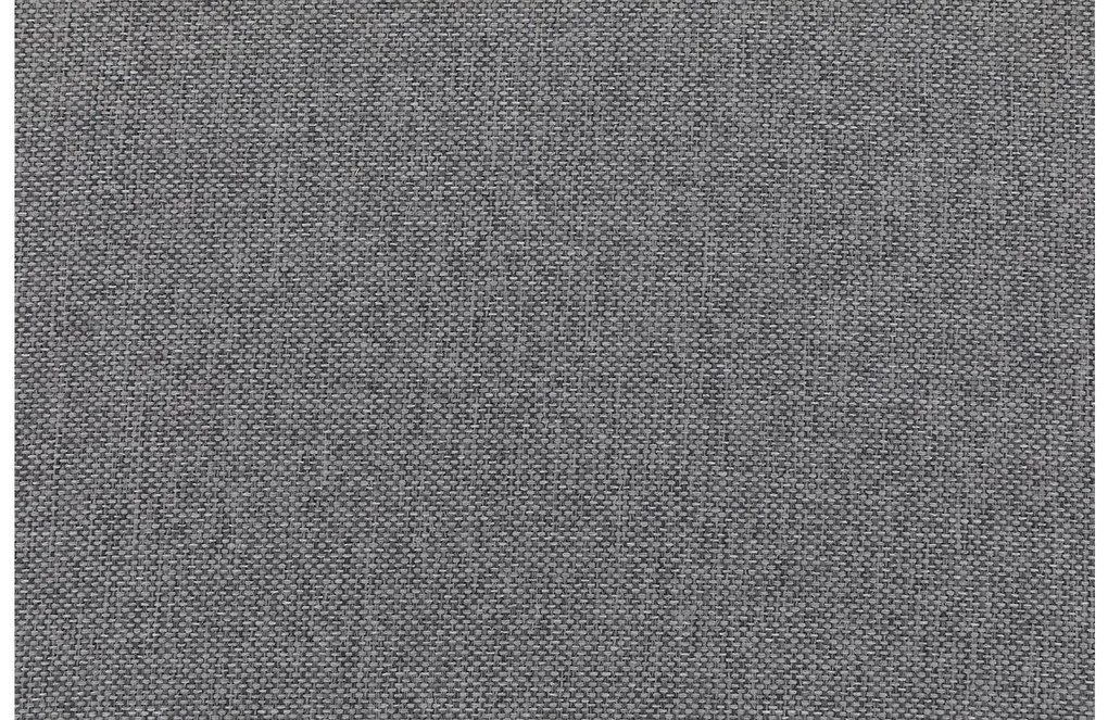 Goossens  Key West grijs, stof, 3-zits, modern design met ligelement links