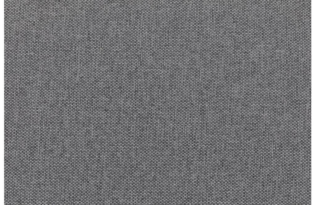 Goossens Zitmeubel Key West grijs, stof, 3-zits, modern design met ligelement links