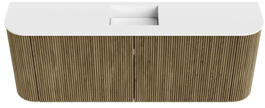 Mondiaz Joya 115cm toiletmeubel ronding links/rechts dusk met wastafel faye midden zonder kraangat talc