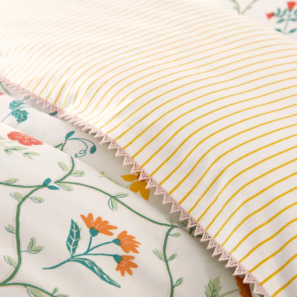 Dekbedovertrek voor kinderbed in 50% gerecycled katoen, Emily