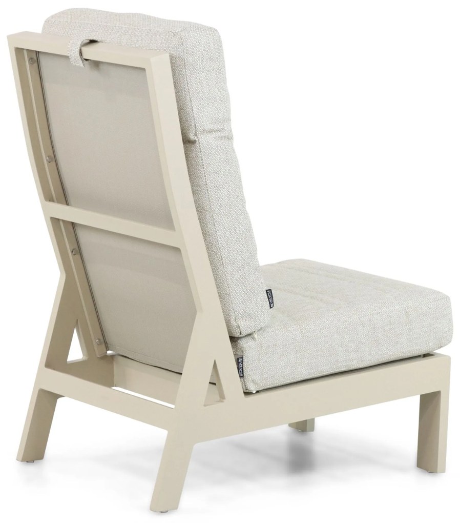 Hoek loungeset 6 personen Aluminium Taupe Lifestyle Garden Furniture Evora