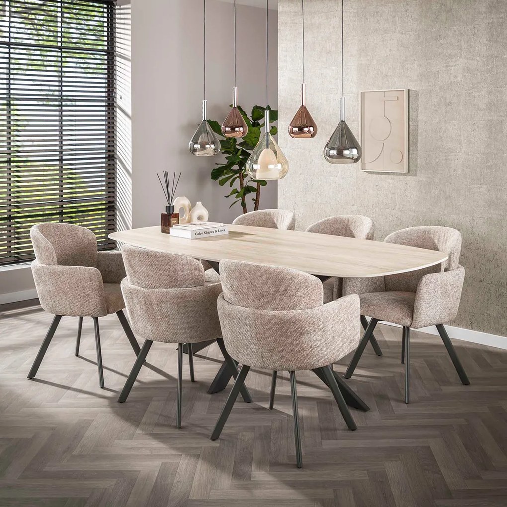 Hanglamp Met Druppelvormige Glazen