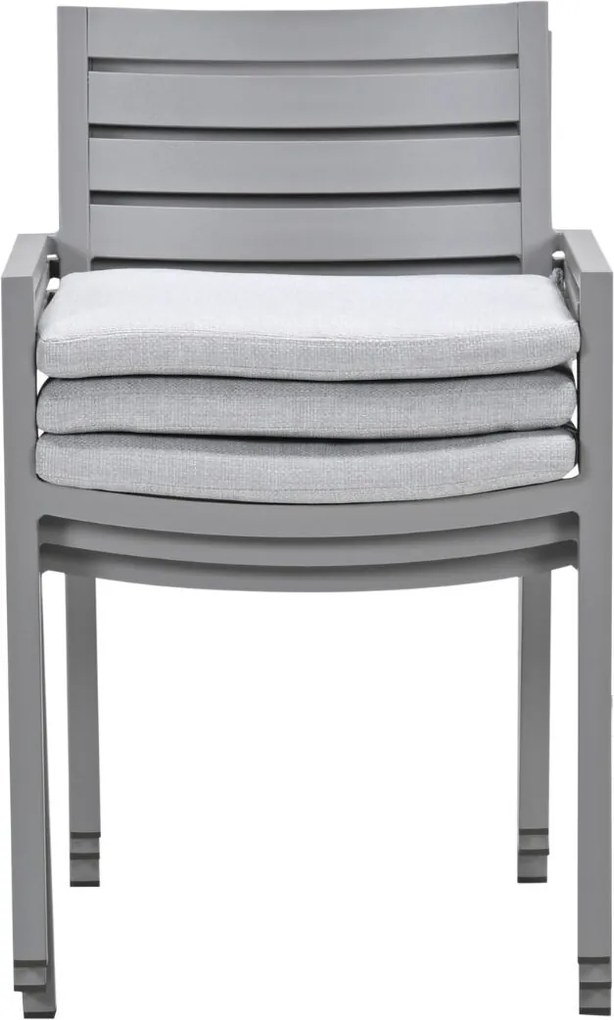 Garden Impressions Amarillo tuinstoel taupe - 2 stuks