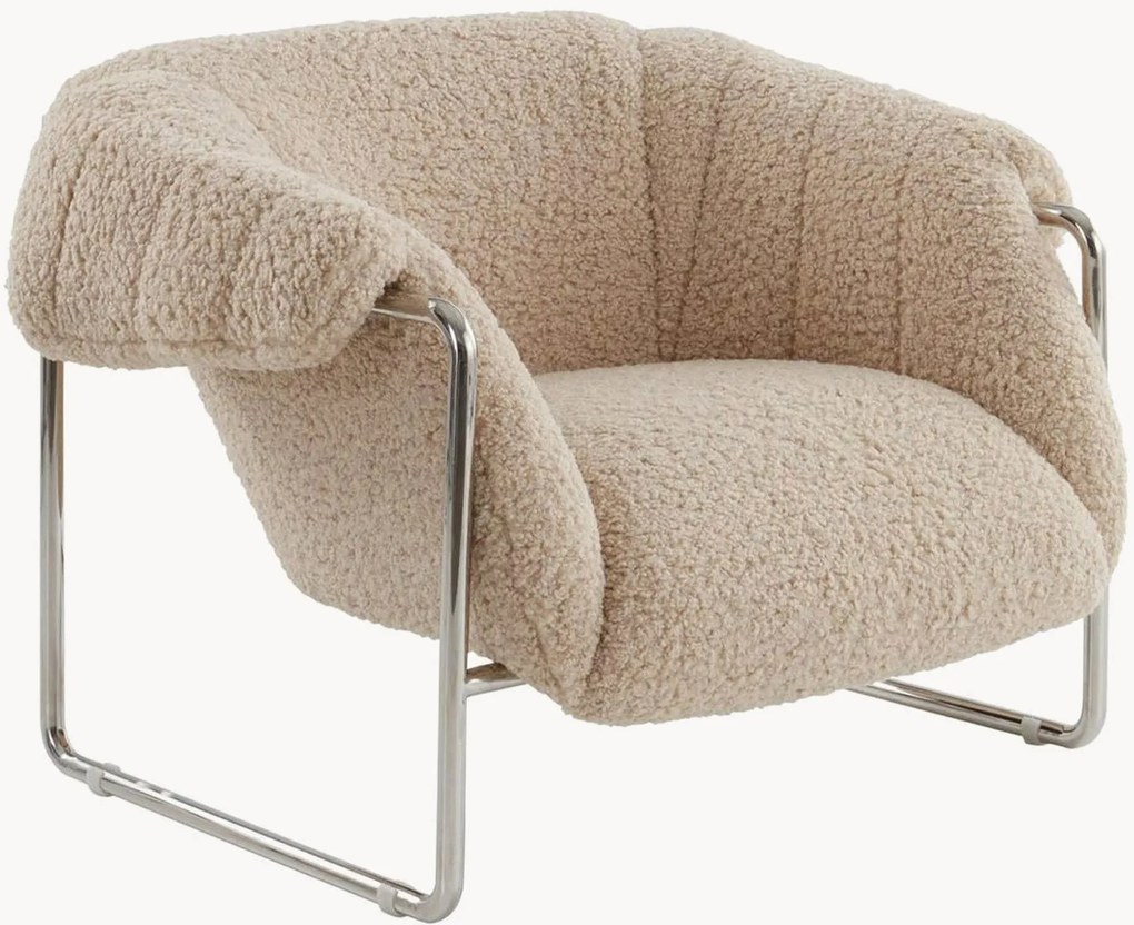 Teddy fauteuil Manitoba met bekleding