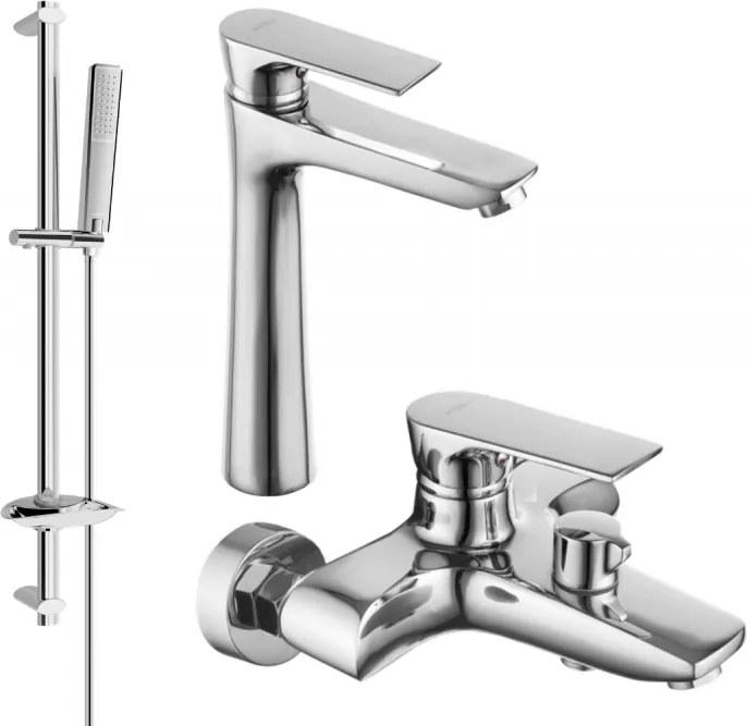 Mexen Axel DB72 badset, chroom - 73813DB72-00