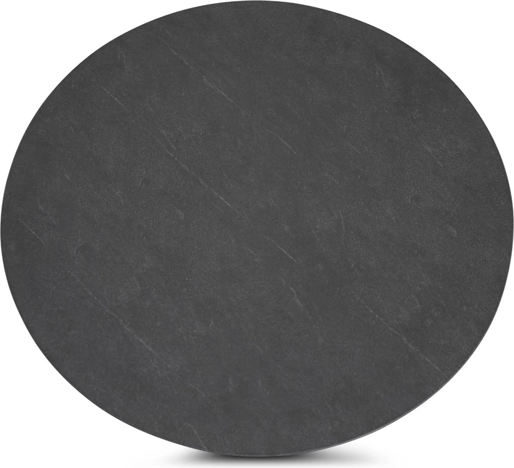 Dining Tuintafel rond 150 cm met lazy susan Grijs Arancia