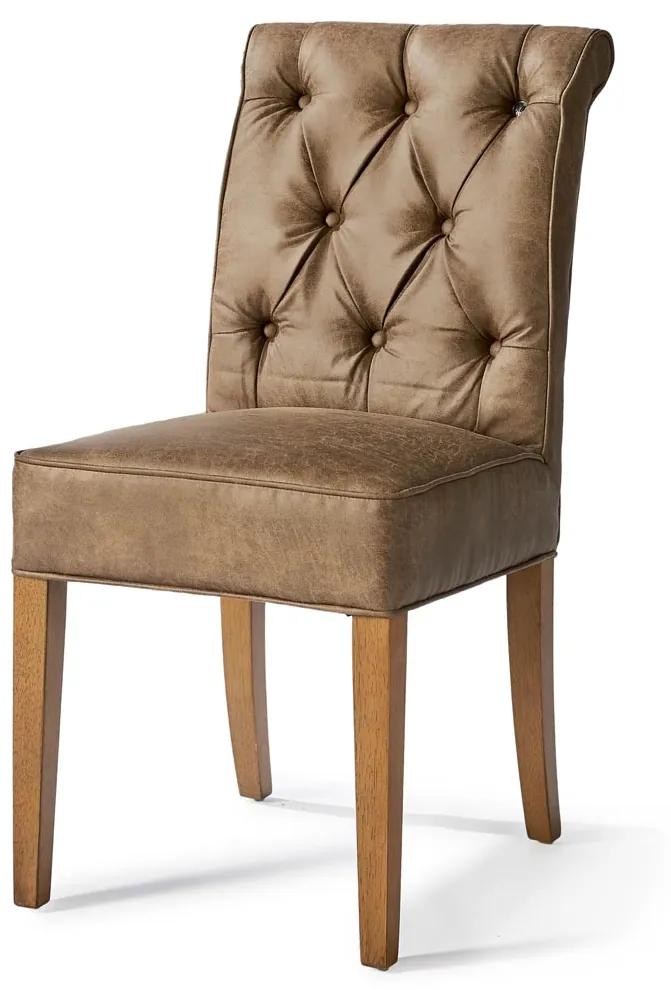 Rivièra Maison - Hampton Classic Dining Chair, pellini, coffee - Kleur: bruin