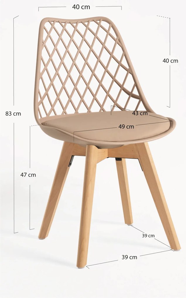 Pak 4 Mima Stoelen