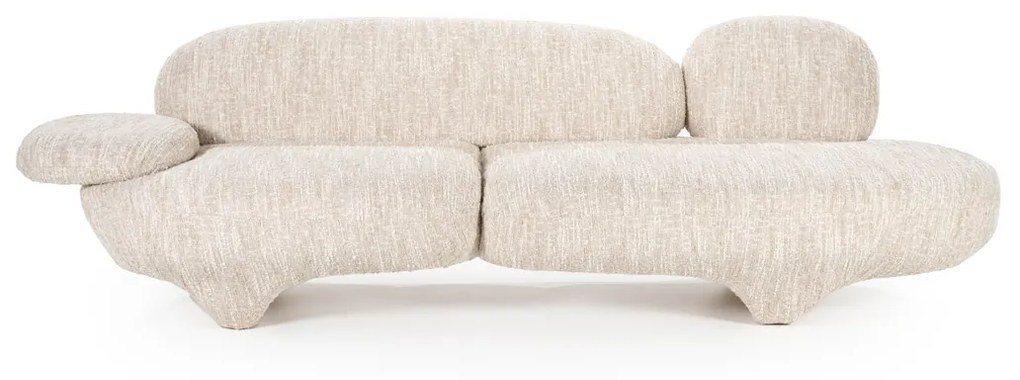 Eleonora Jayden Design Bank Organische Vorm Beige