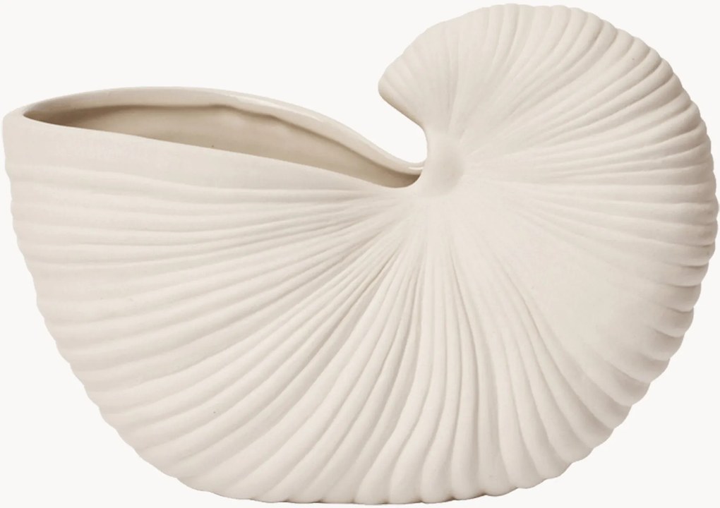 Dekselpot Shell in schelp vorm, B 23 cm