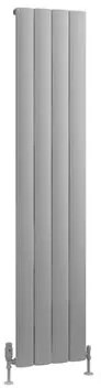 Eastbrook Tordino radiator 35x180cm aluminium 1149W grijs mat