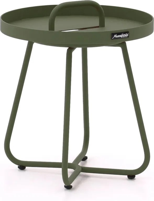 Bijzettafel tuin Manifesto  | Rond  | Tuintafel Aluminium | Ø37cm | Kees Smit Tuinmeubelen