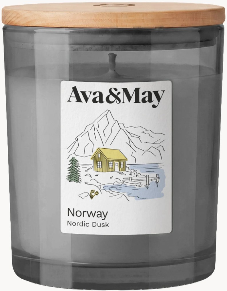 Geurkaars Norway (meiklokje, muskus & amber)