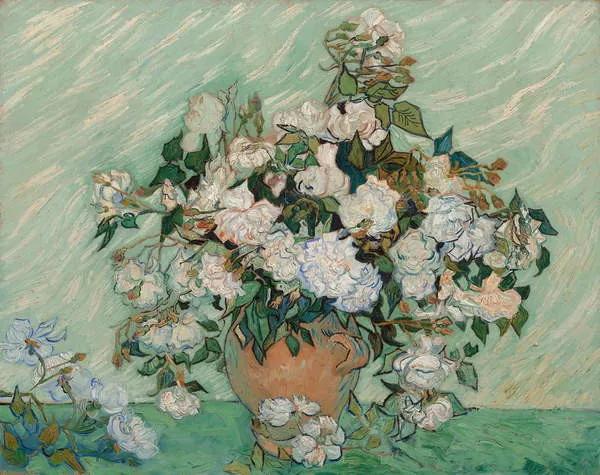 Vincent van Gogh - Kunstdruk Roses, 1890, (40 x 30 cm)