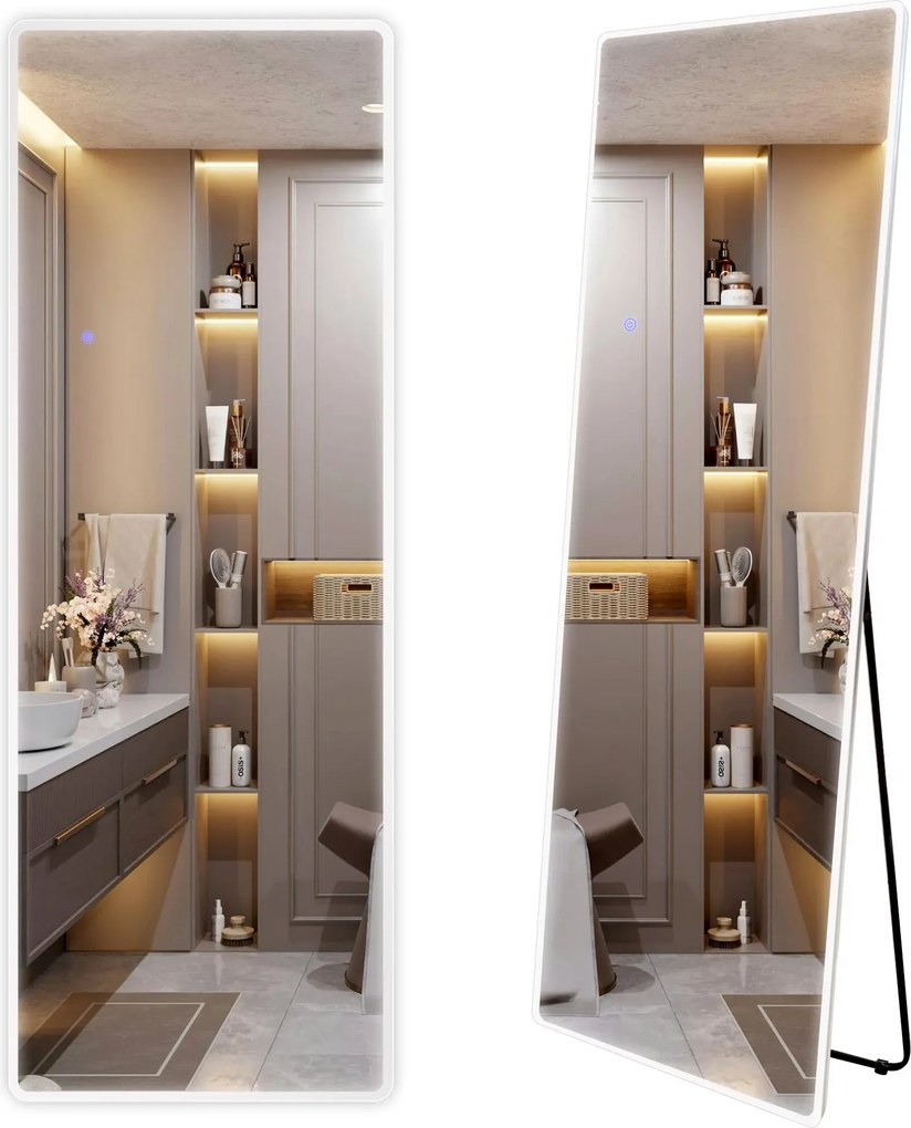 LED wandspiegel Classico 60x170cm White