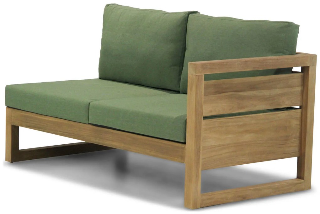 Hoek loungeset 5 personen Teak Old teak greywash  Garden Collections Richmond/Manchester