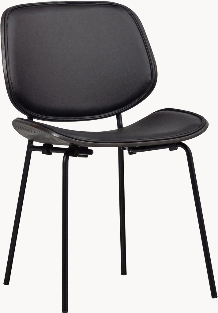 Kunstleren eetkamerstoelen Close In, 2 stuks