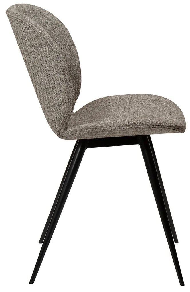 Dan-Form Cloud Design Eetkamerstoel Boucle Grijsbruin